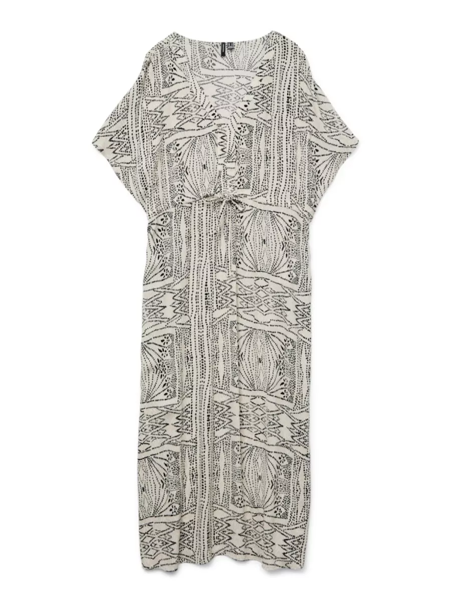 VERO MODA-VMMENNY SS 7/8 KAFTAN WVN GA-10303701-Tenna-ZWART COMBINATIES