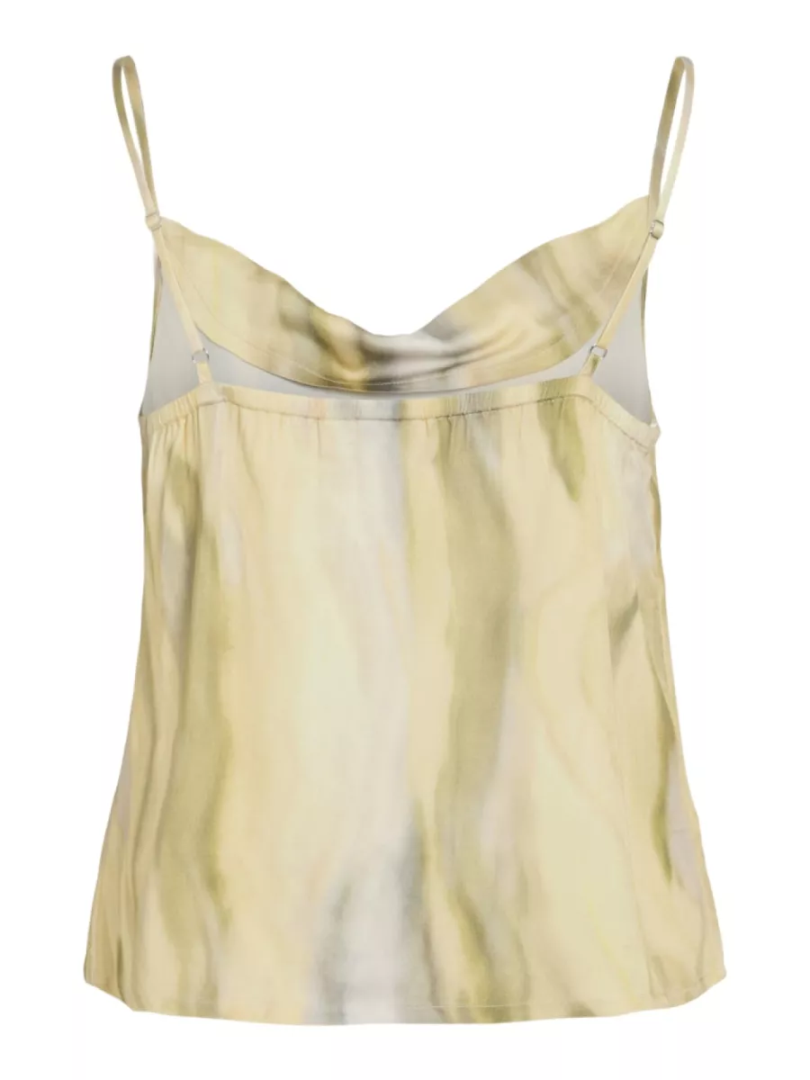 VILA-VIMURINA BAN SINGLET STRAP TOP-14107131-Pale Banana-GEEL/OKER COMBINATIE