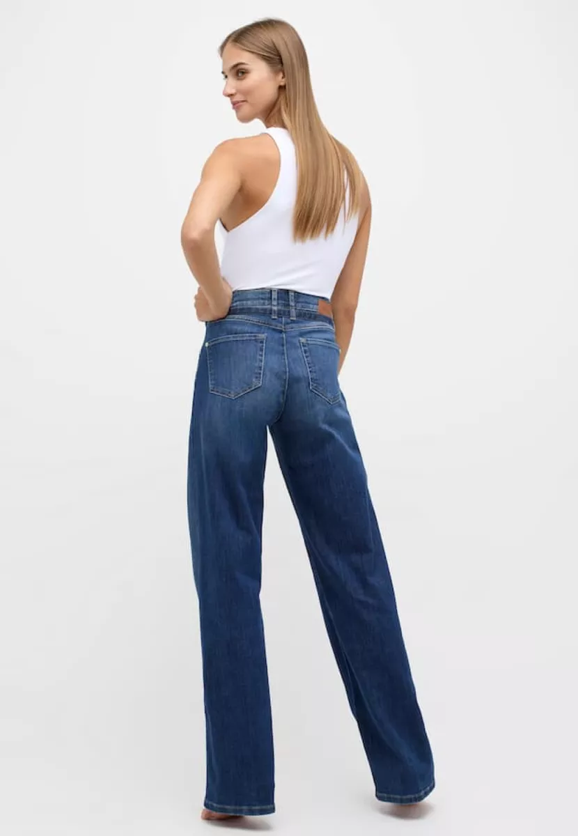 ANGELS-Liz Belt-2565350-3358 Mid Blue Used-MIDDEN DENIM