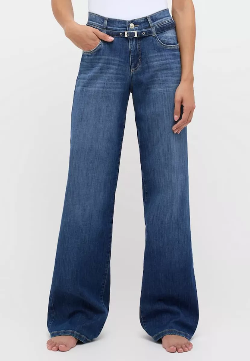 ANGELS-Liz Belt-2565350-3358 Mid Blue Used-MIDDEN DENIM
