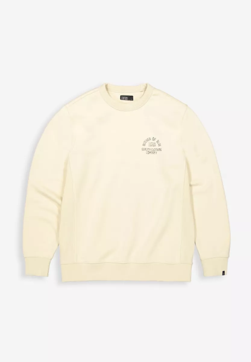 BUTCHER OF BLUE-Army frat crew-M2523008-618 beige grey-CREME