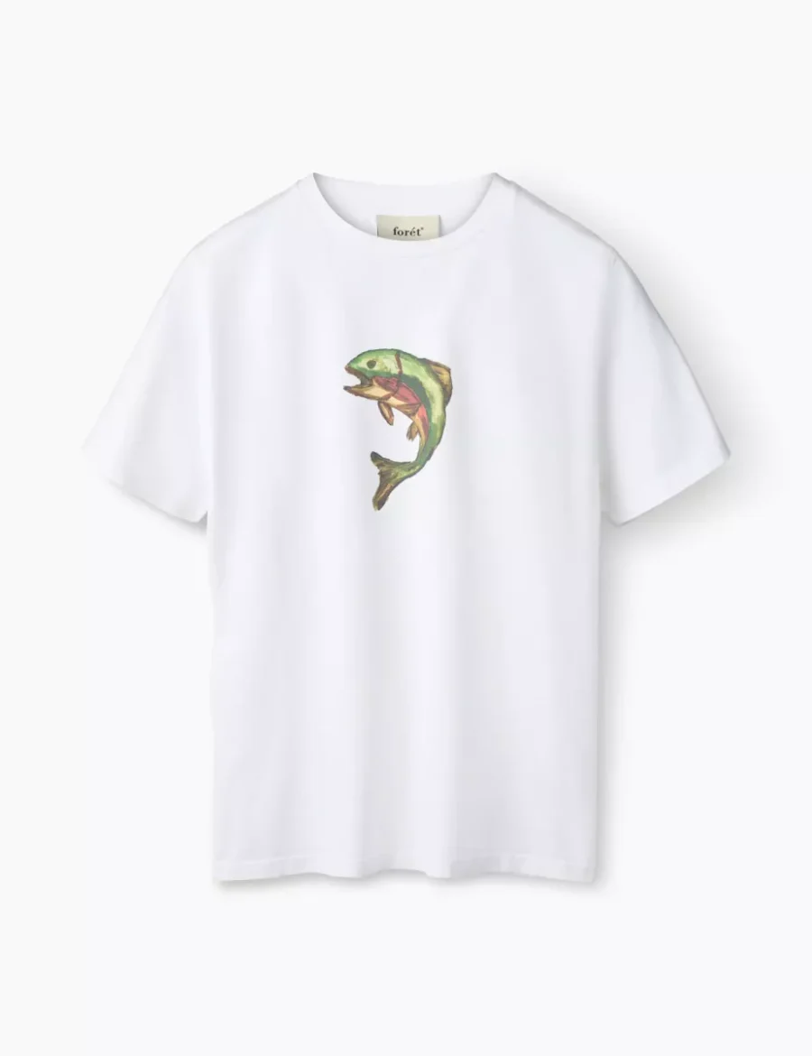 Foret-Catch t-shirt-F7003-White-WIT