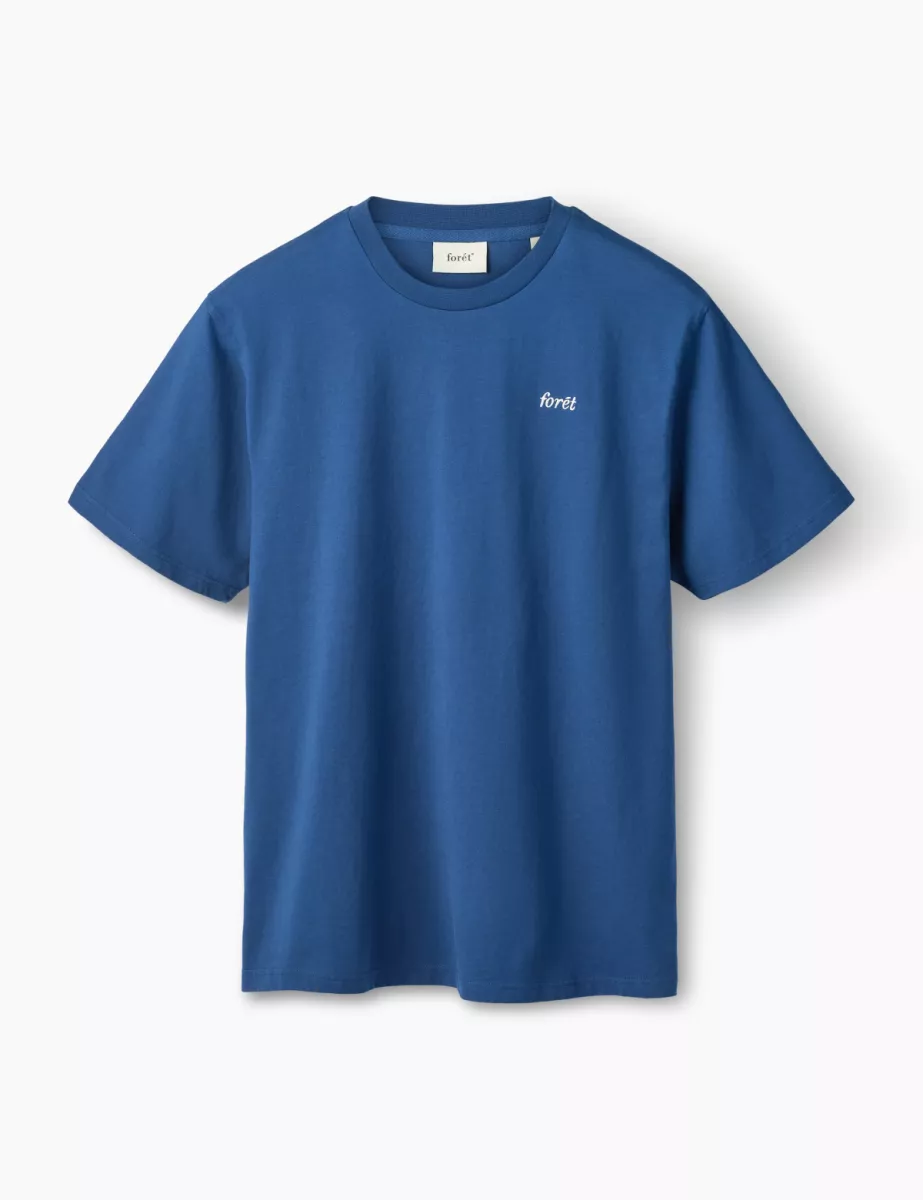Foret-Fin t-shirt-F0007-Blue-BLAUW