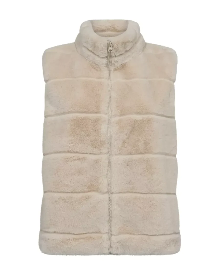 FREE QUENT-Foxy Waistcoat-203049-Moonbeam-CREME