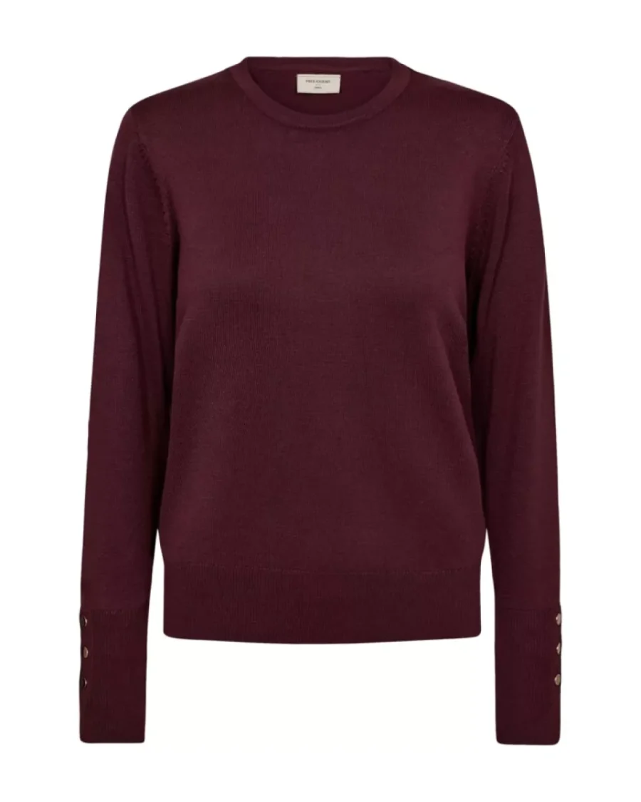 FREE QUENT-Katie Pullover-203030-Port Royale-BORDEAUX