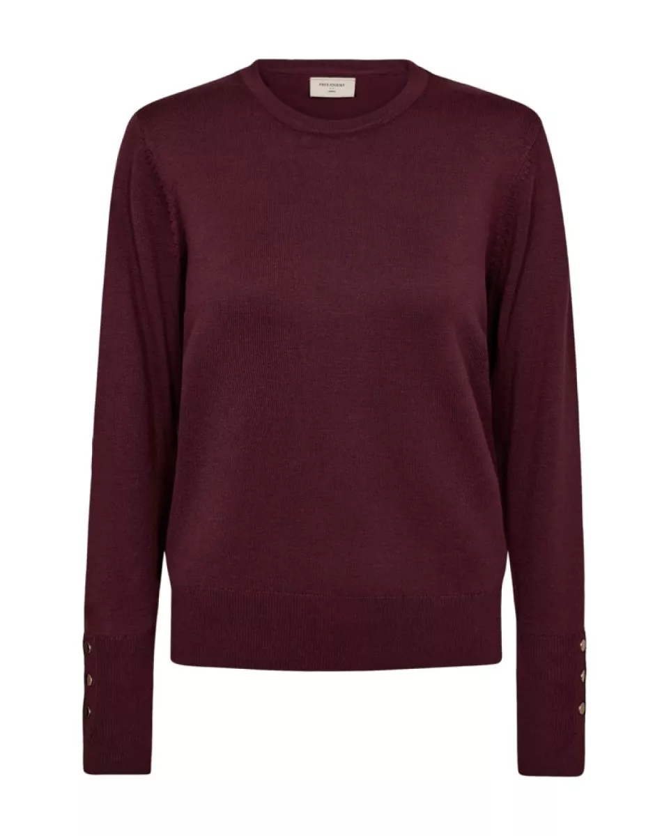 FREE QUENT-Katie Pullover-203030-Port Royale-BORDEAUX