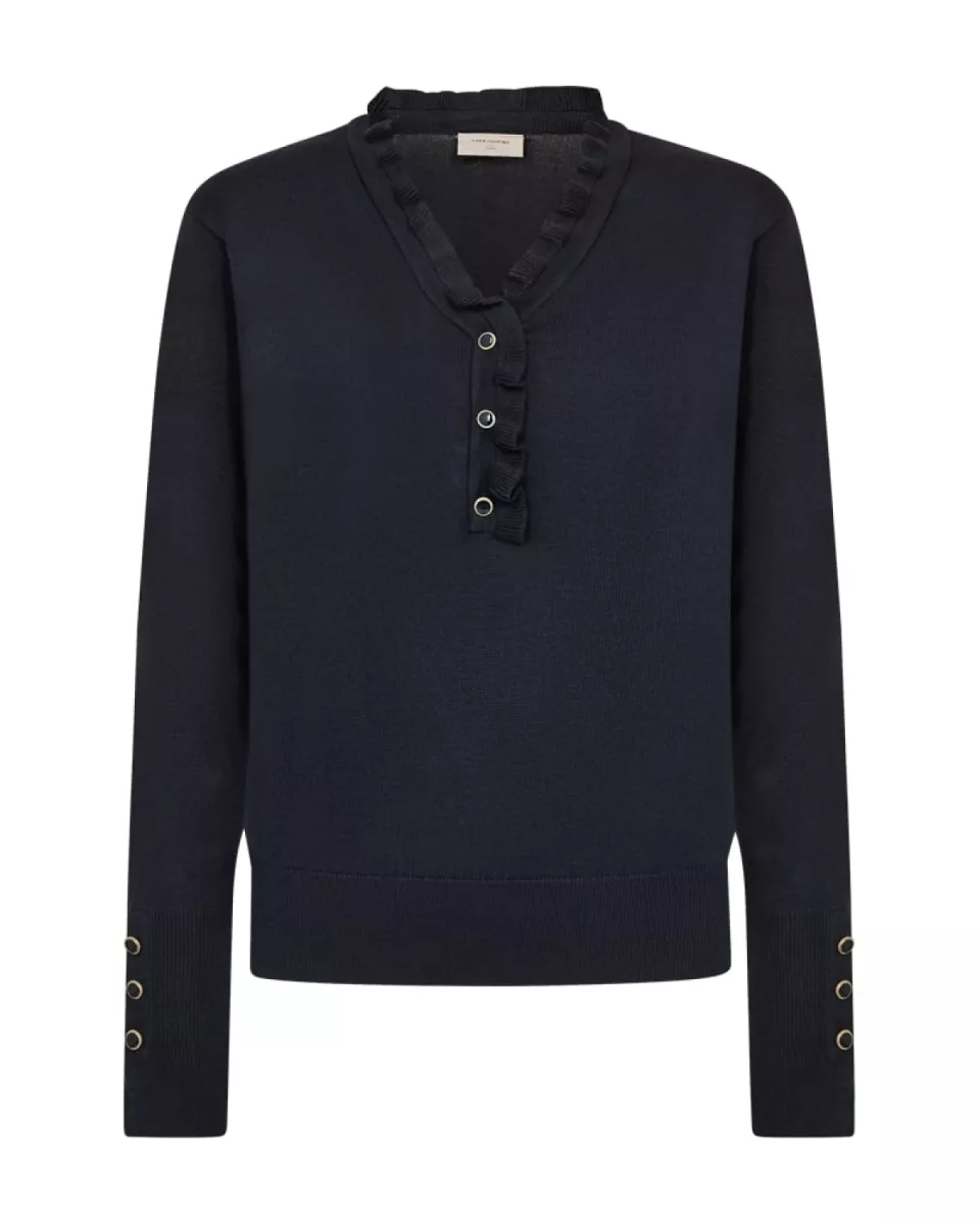 FREE QUENT-Katie Pullover-206462-Salute-MARINE