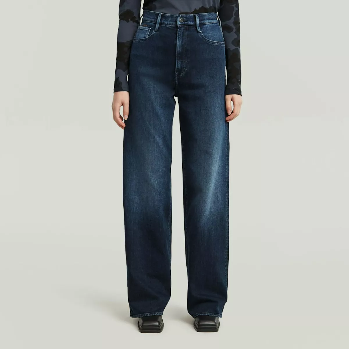 G-STAR-Deck 2.0 high loose wmn-D23591-D930-H456 worn in polar circle-DONKER DENIM