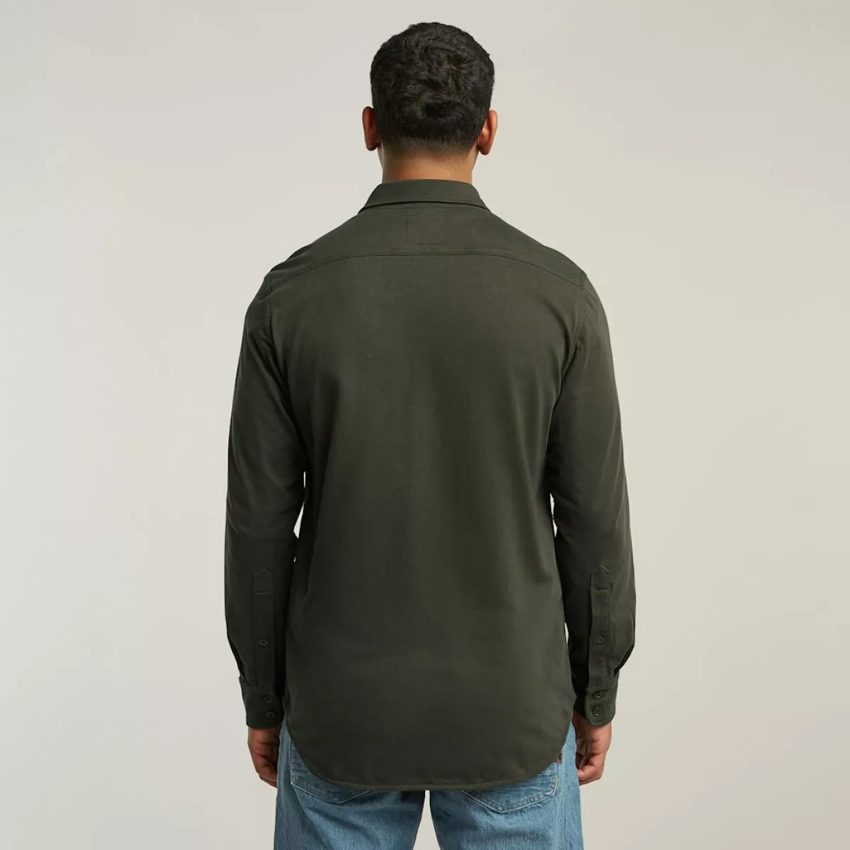 G-STAR-Jersey shirt marine pockets-D26765-C784-995 asfalt-DONKER GRIJS/GRAFIET