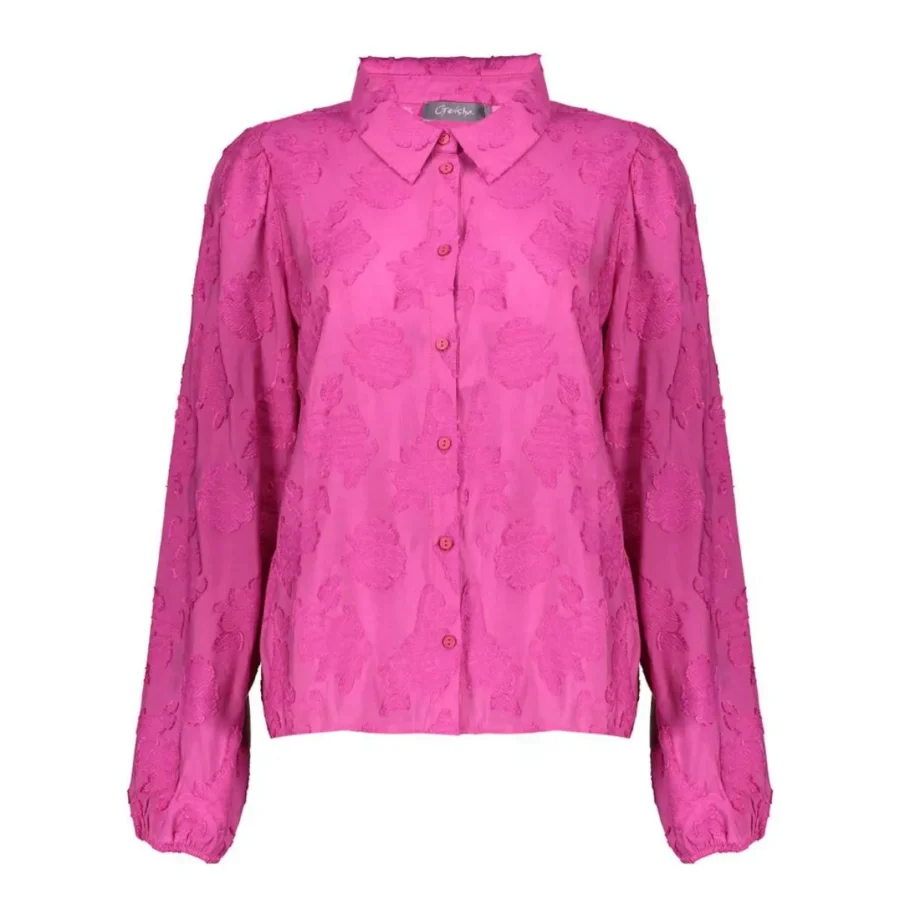 GEISHA-Blouse fille coupe-53754-20-420 pink-PINK