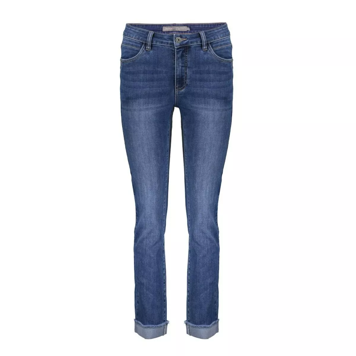 GEISHA-Jeans turn-up-51517-10-811 stonewash denim-DENIM