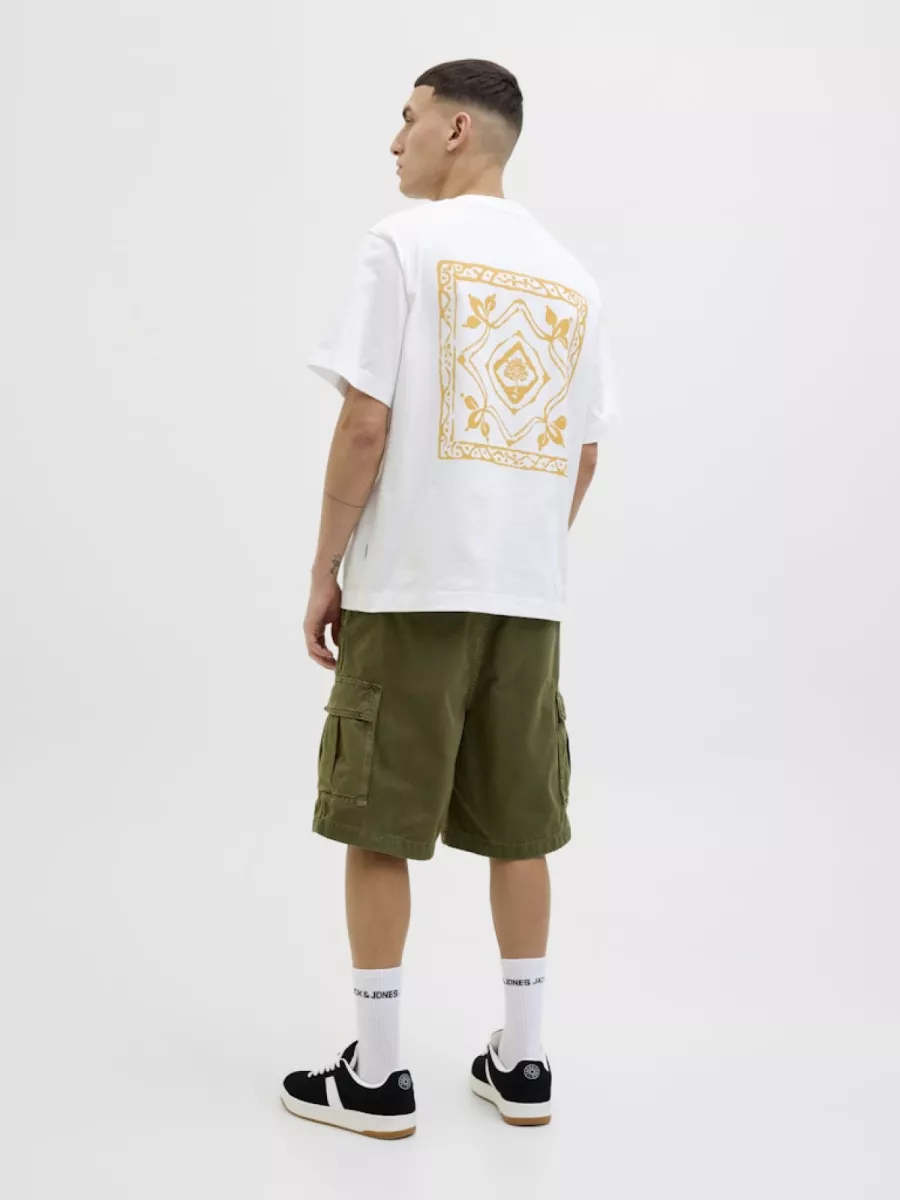 JACK & JONES-JORPAROS EASTER SKETCH TEE SS CREW-12273171--WIT