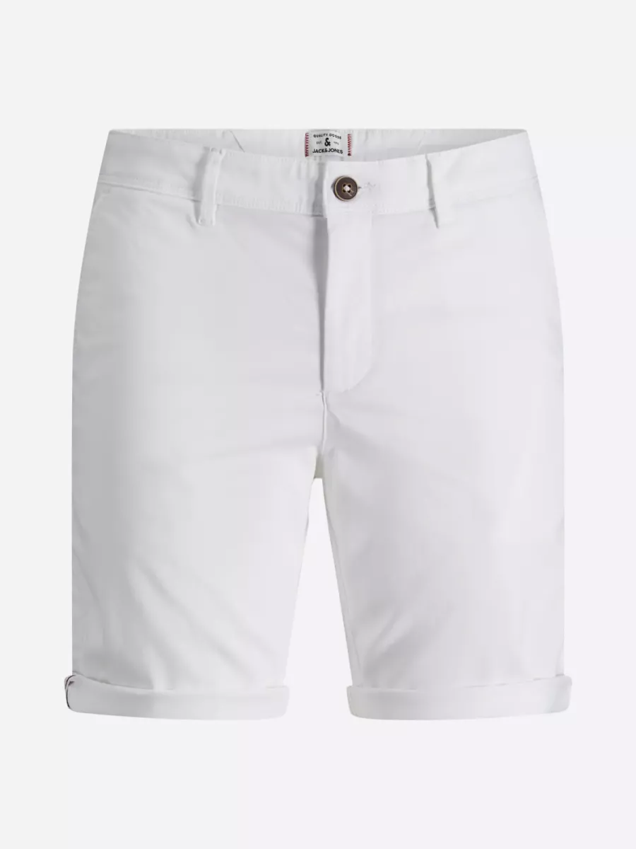 JACK & JONES-JPSTBOWIE JJSHORTS SOLID SN-12165604-White-WIT