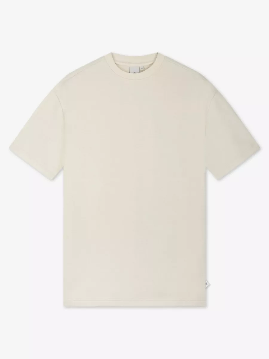 Law of the Sea-Atropos soft sweat tee-10253-802 parchment-ZAND