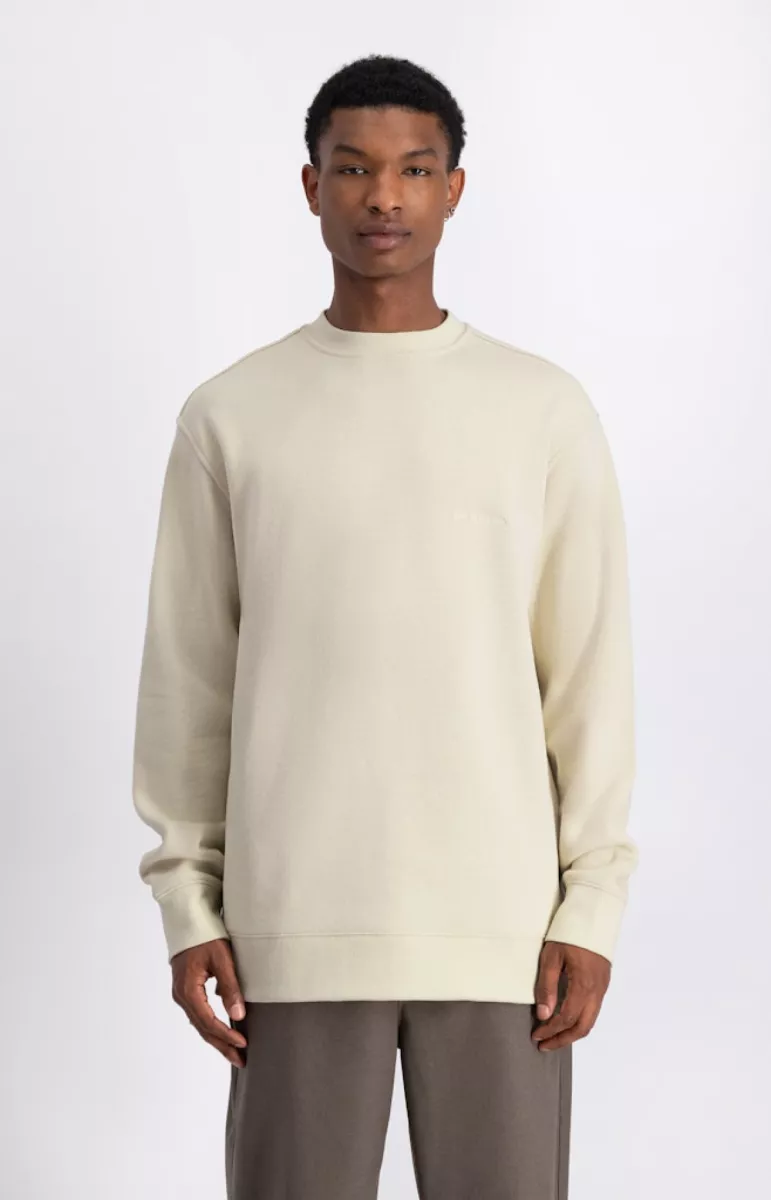 Law of the Sea-Clotho crewneck sweat-10249-802 parchment-ZAND