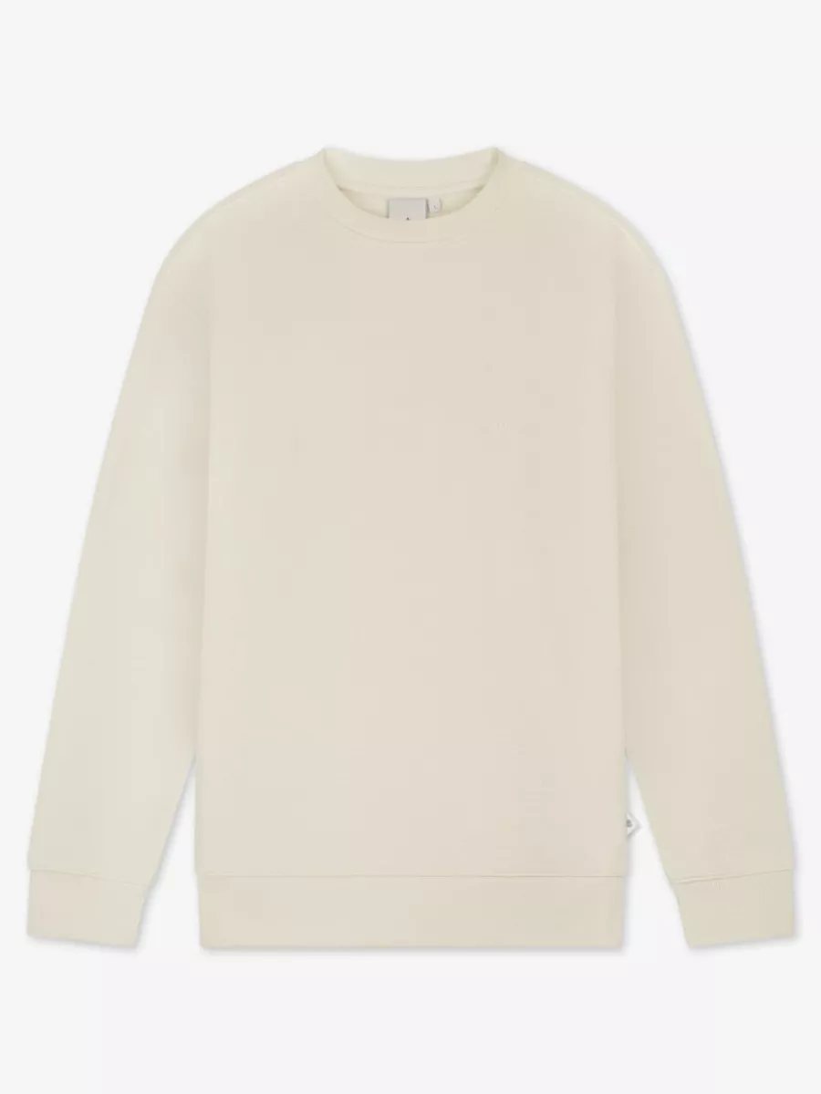 Law of the Sea-Clotho crewneck sweat-10249-802 parchment-ZAND