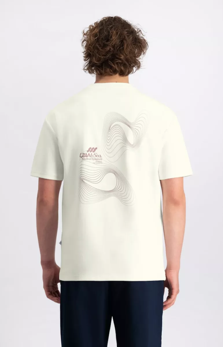 Law of the Sea-Epicentre artwork tee-10263-901 coconut milk-OFF WHITE