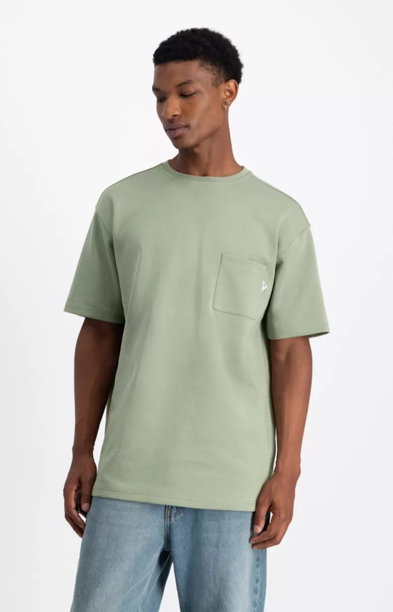 Law of the Sea-Koltur heavy jersey iconic tee-90001-413 Shadow-GROEN