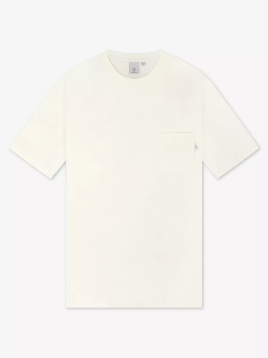 Law of the Sea-Koltur heavy jersey iconic tee-90001-901 Coconut milk-WIT