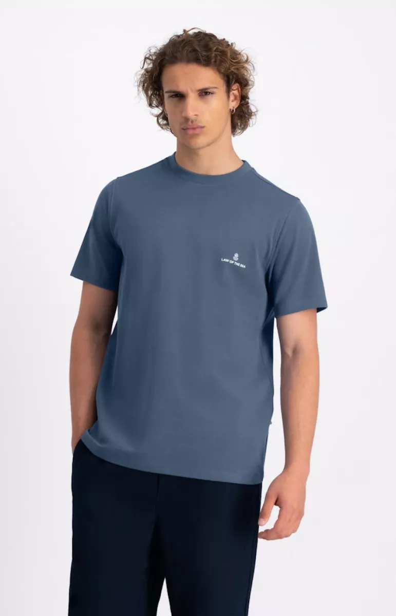 Law of the Sea-Law logo tee-10259-712 bering sea-DONKER GRIJS/GRAFIET