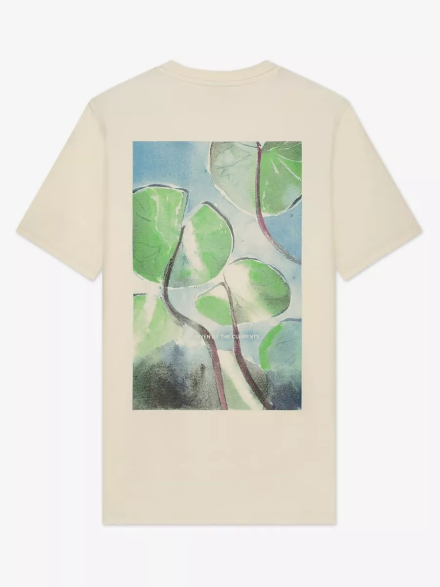 Law of the Sea-Lily artwork tee-10074-901 coconut milk-OFF WHITE