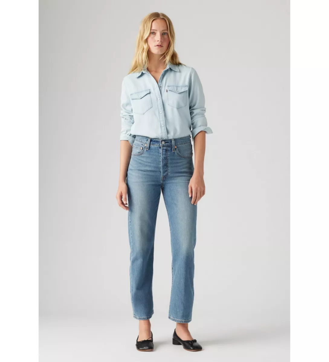 LEVI STRAUSS-Ribcage Straight Ankle C-72693-0230-JEANS