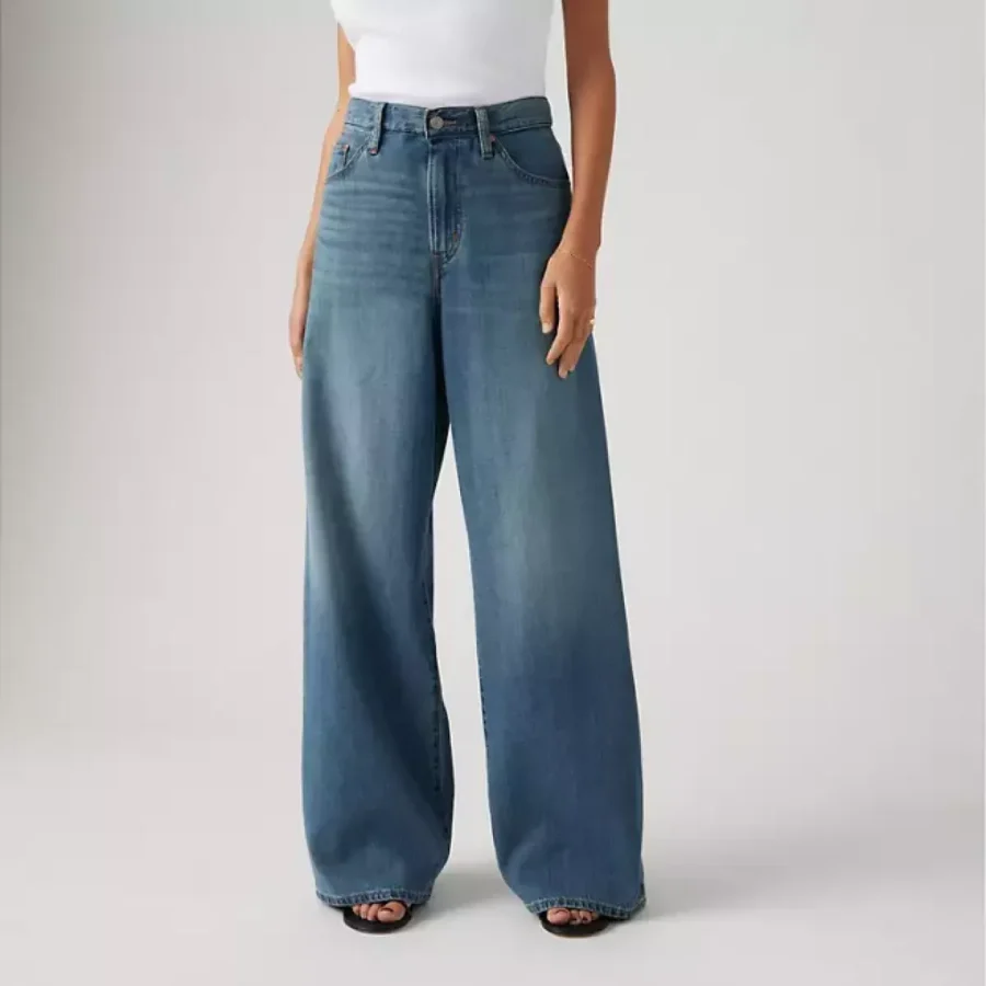 LEVI STRAUSS-XL Straight Stop Flaxing-A8701-0009-DENIM