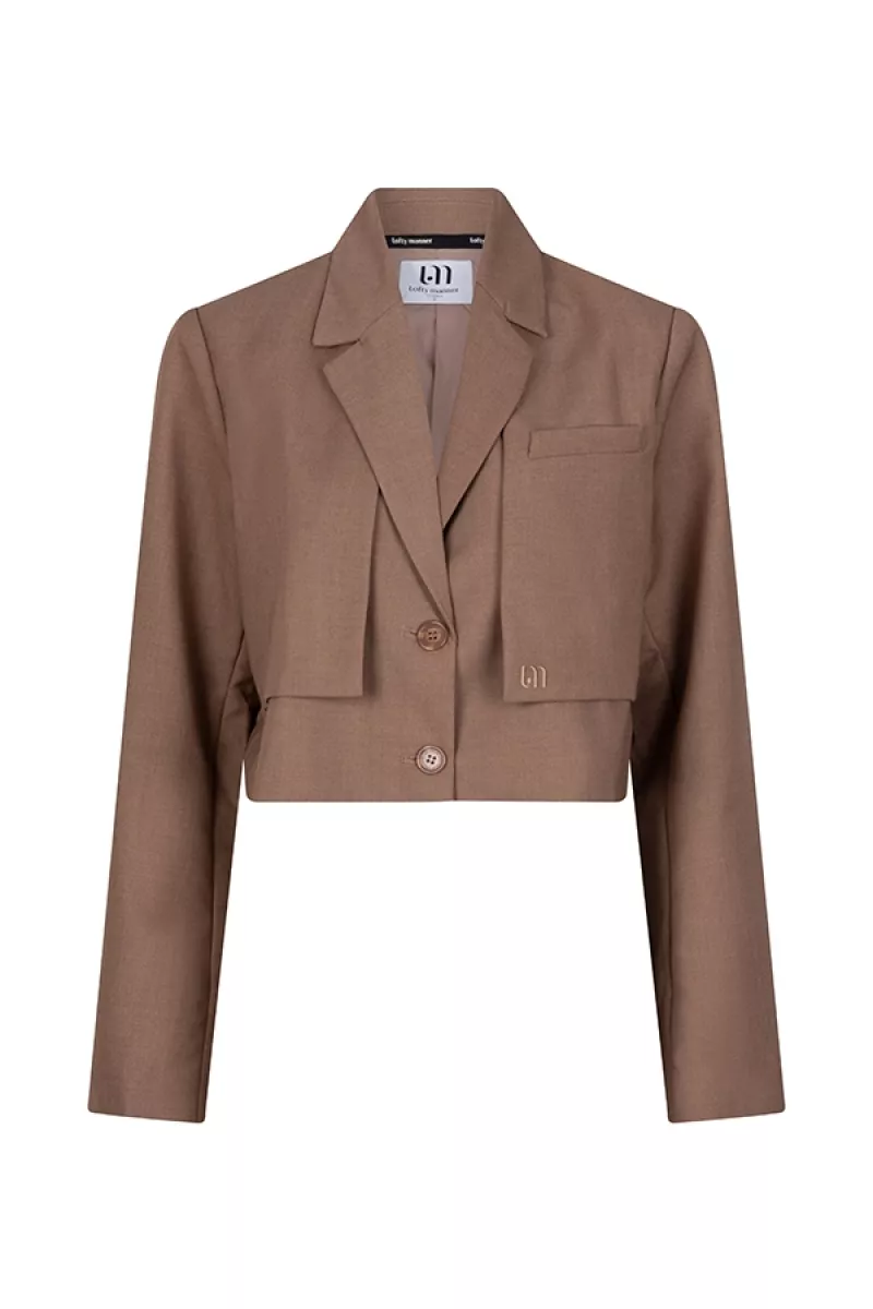 LOFTY MANNER-Blazer-QH42.1 - Blazer Donja-196 beige-BEIGE