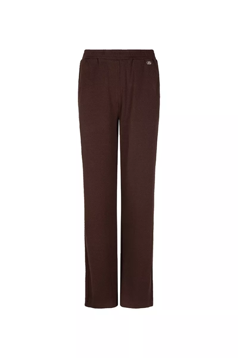 LOFTY MANNER-Pantalon-QH33 - Trouser Raja-212 dark brown-DONKER BRUIN