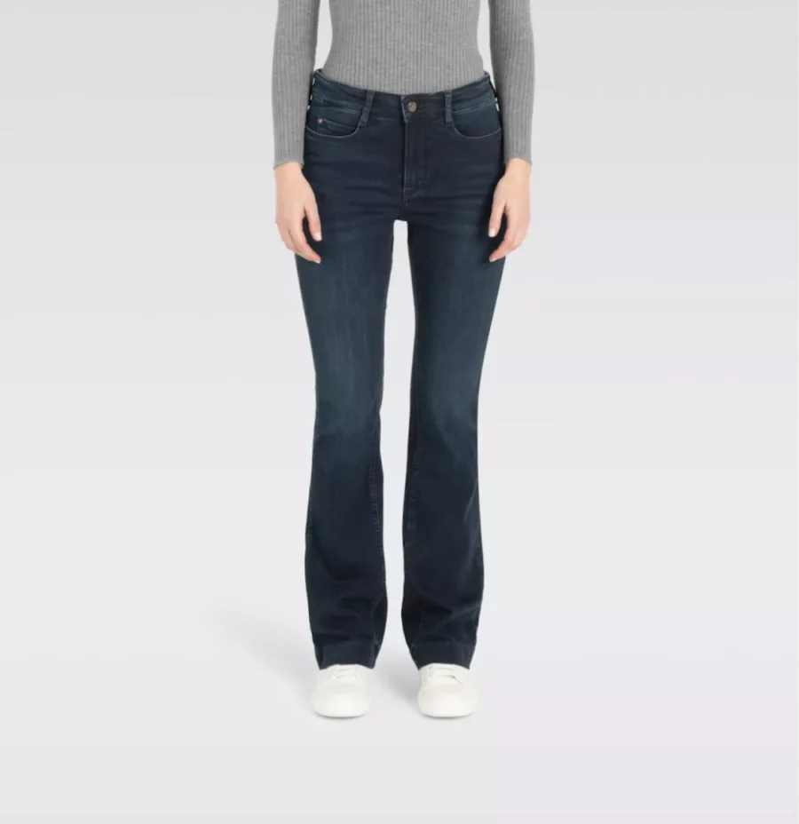 MAC-DREAM BOOT; 4; Trousers MAC Ladies-0358L542990-D858 Midnight blue-DENIM