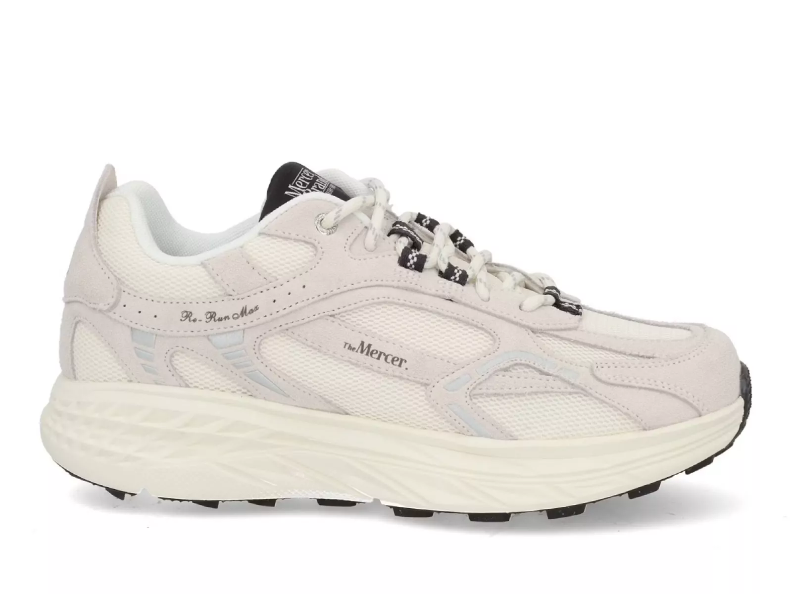 Mercer Amsterdam-The Re-Run Max Suede-ME253015-157 White Brown-BRUIN COMBINATIES