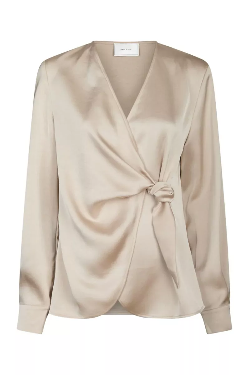 Neo Noir-Petris Heavy Sateen Blouse-166035-720 Champagne-CHAMPAGNE
