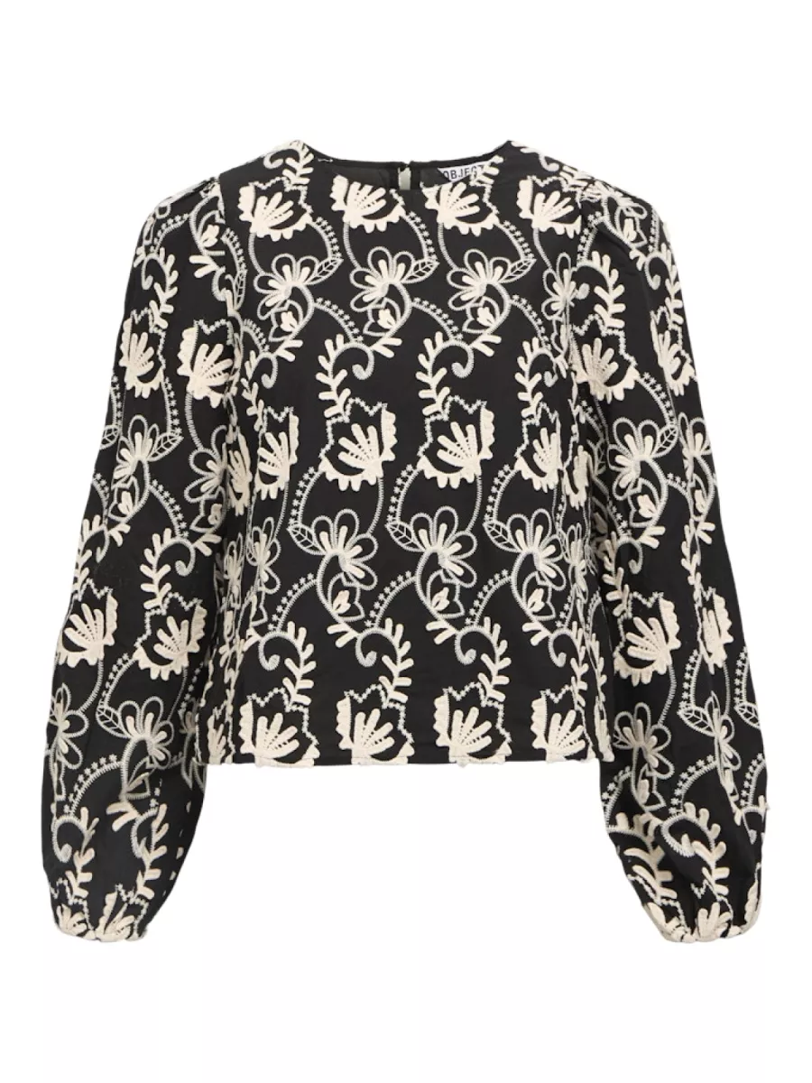OBJECT-OBJMYA RE L/S TOP NOOS-23046020-Black-BLACK