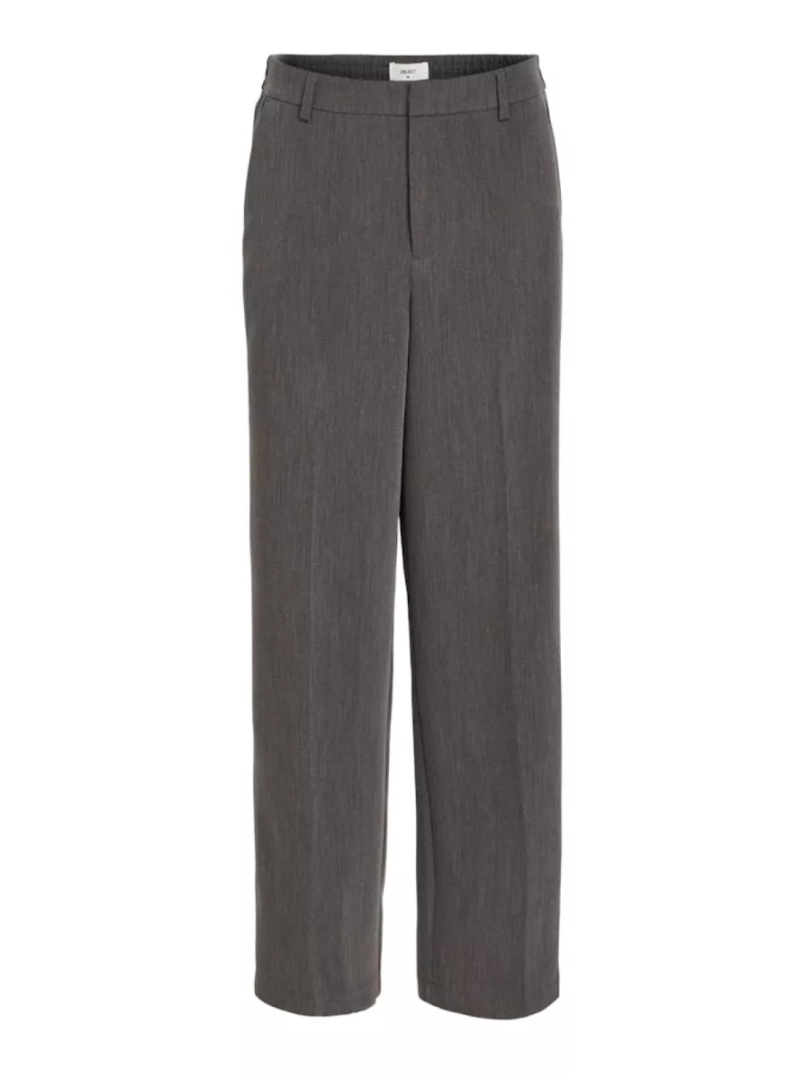OBJECT-OBJSIGRID HW CASUAL PANT NOOS-23041828-Medium Grey Melange-GRIJS COMBINATIES