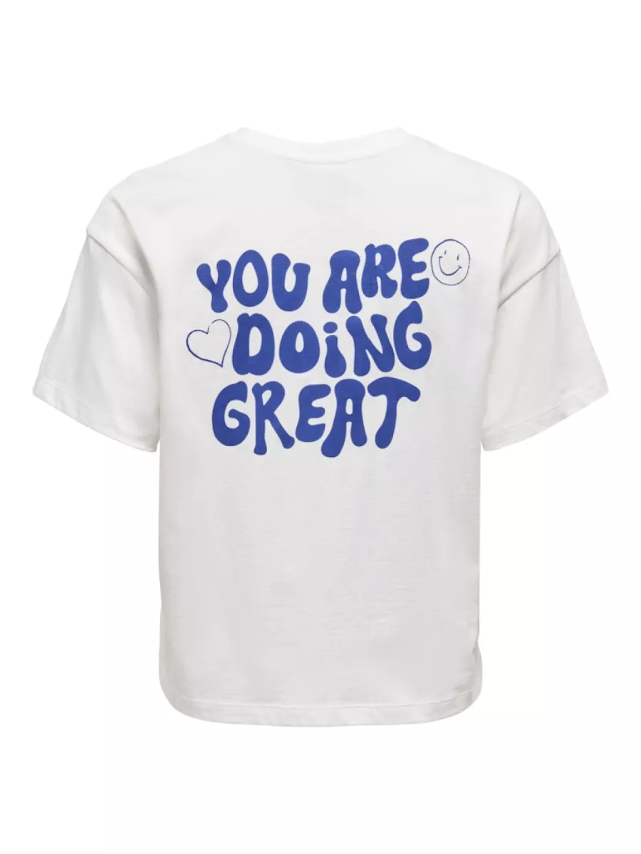 ONLY-ONL30 HAPPY LIFE S/S BOXY TEE CS JR-15367624-Cloud Dancer-CREME