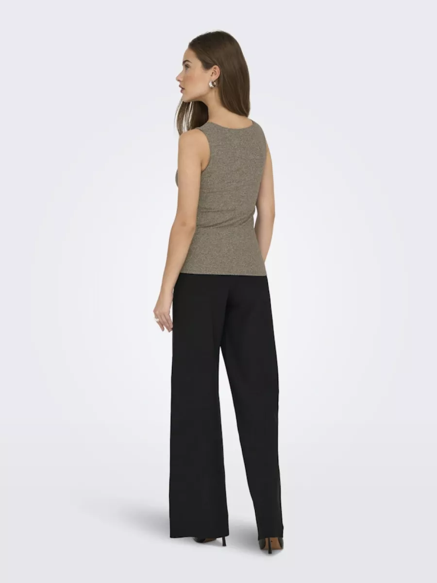 ONLY-ONLEA GLITTER S/L 2-WAYS TOP JRS NO-15356494-Falcon-GRIJS