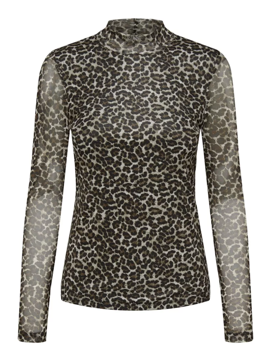 ONLY-ONLERICA LIFE MESH L/S TOP JRS NOOS-15141298-Pumice stone-STONE