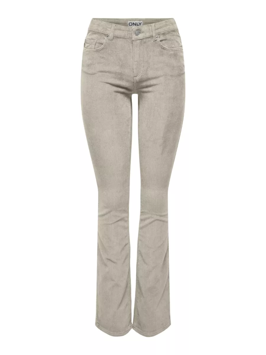 ONLY-ONLMARY-GLOBAL MID CORD FLARED PNT-15304256-Oatmeal-CREME