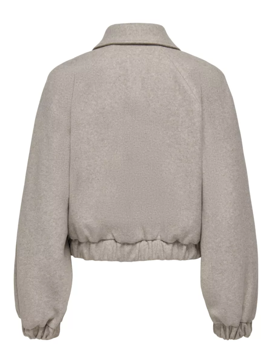 ONLY-ONLNANCY LIFE COLLAR JACKET CC OTW-15321922-Simply Taupe-TAUPE