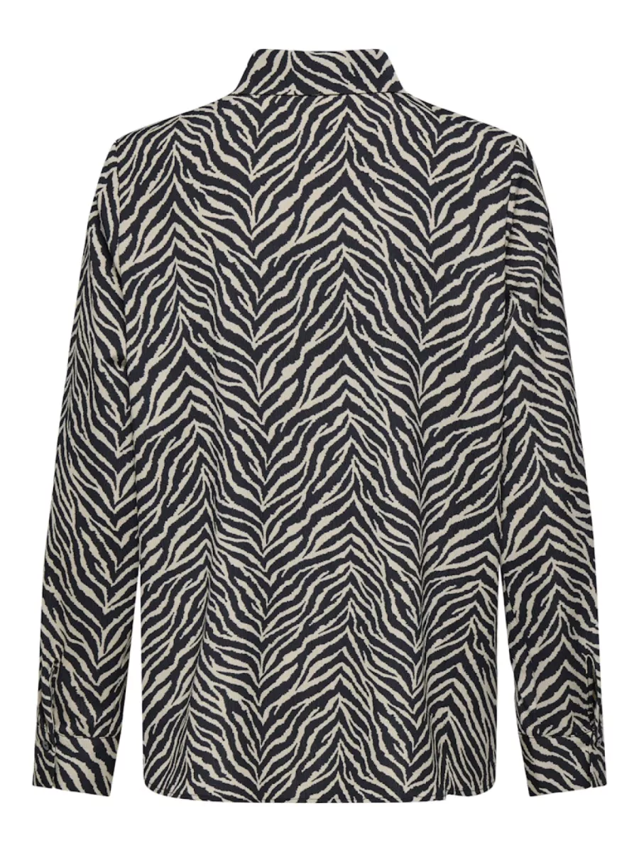 ONLY-ONLNOVA LIFE VIS L/S NEW GRACE SHIR-15357470-Black The It Zebra-BLACK