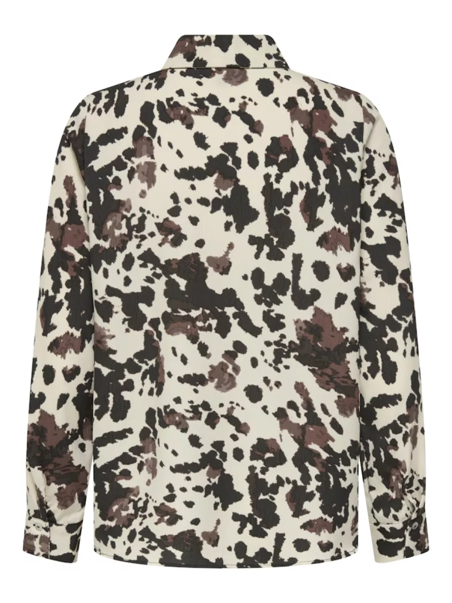 ONLY-ONLNOVA LIFE VIS L/S NEW GRACE SHIR-15357470-Chocolate Lab-CHOCOLADE