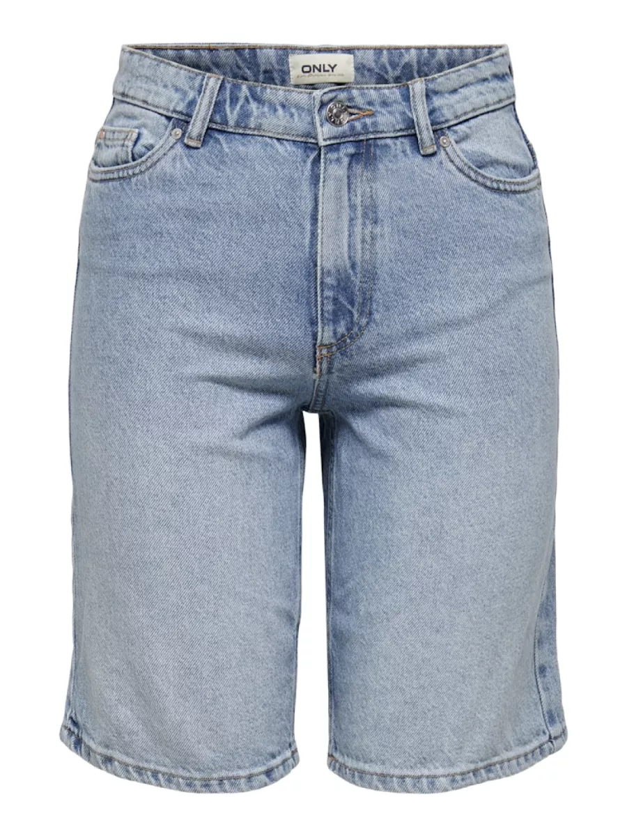 ONLY-ONLSONNY HW WIDE DNM SHORTS NOOS-15256709-Light Blue Denim-LICHT DENIM