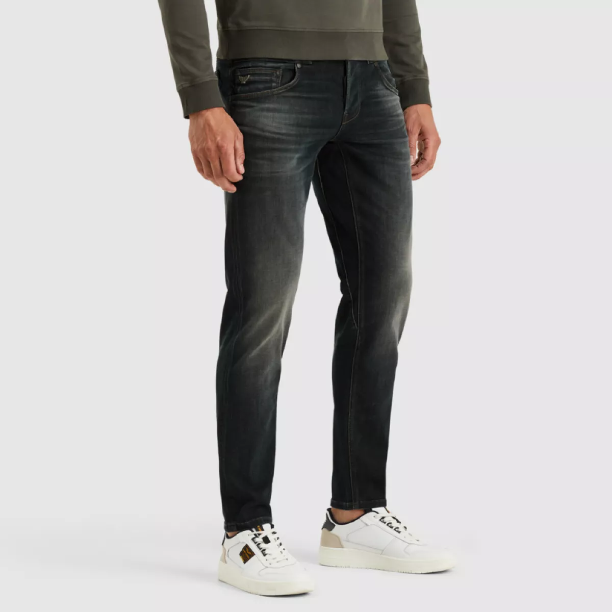PME LEGEND-CARIOR COMFORT DENIM DARK-PTR450-CDD-DONKER DENIM