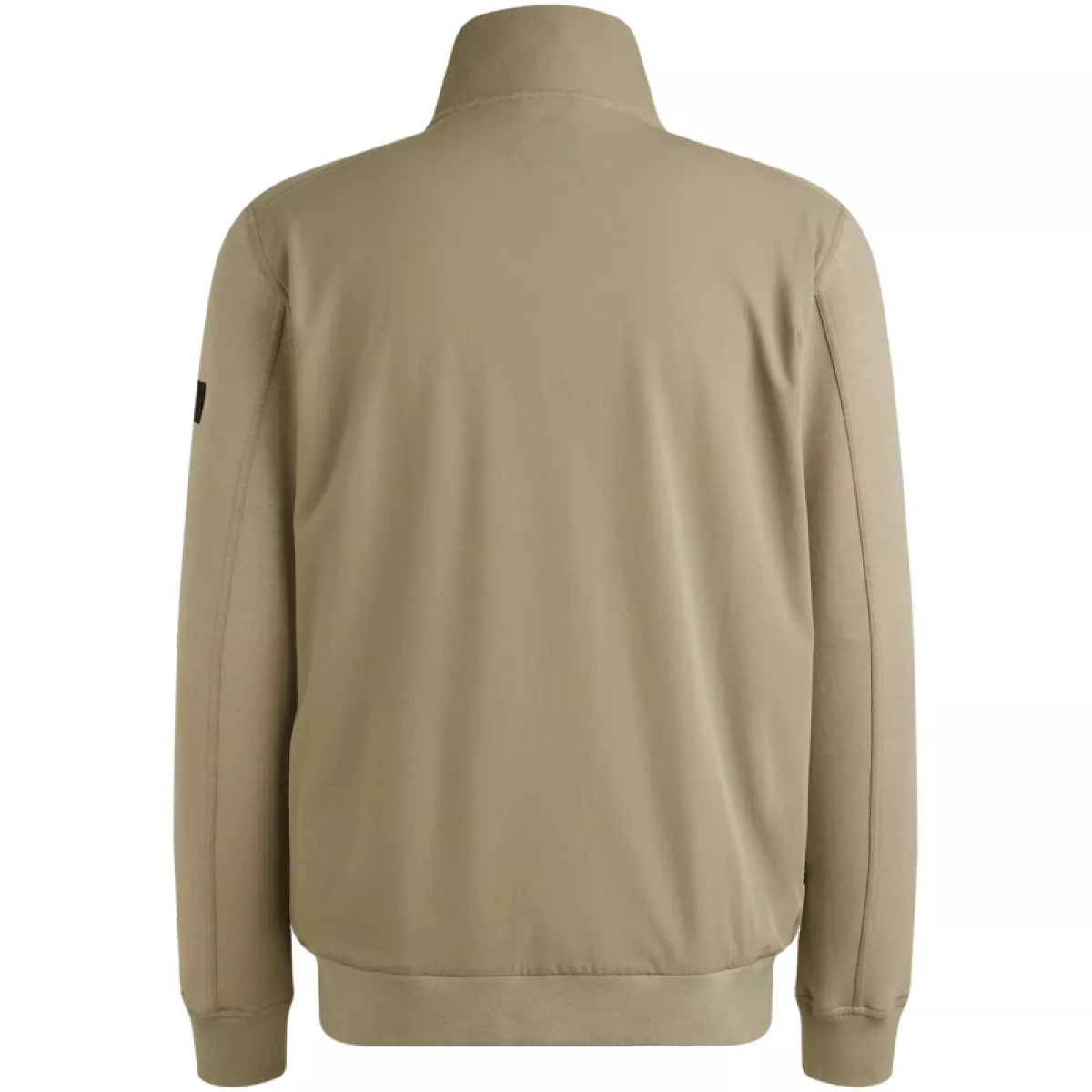 PME LEGEND-Zip jacket interlock mix nylon-PSW2506423-6391 Silver sage-LICHT-/PAREL GRIJS