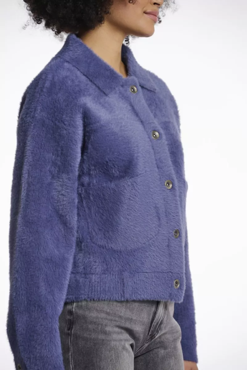 RINO & PELLE-Boxy Jacket-Bubbly.5002511-10922 Blue Shadow-BLAUW