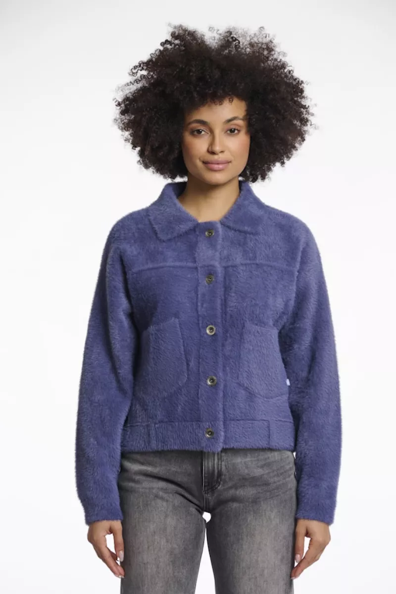 RINO & PELLE-Boxy Jacket-Bubbly.5002511-10922 Blue Shadow-BLAUW