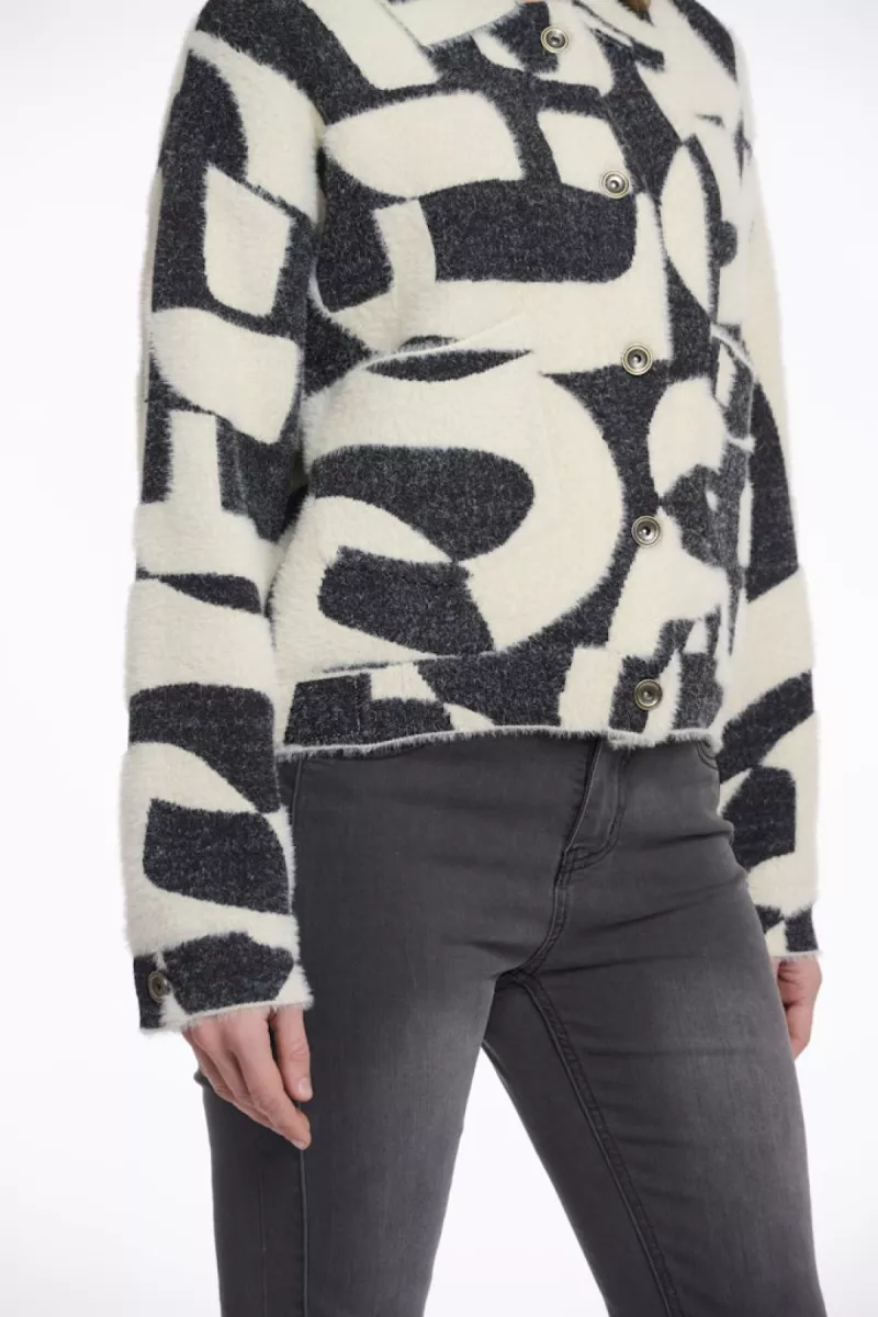 RINO & PELLE-Boxy Jacket-Bubbly.5012511-10965 Playground-GRIJS COMBINATIES