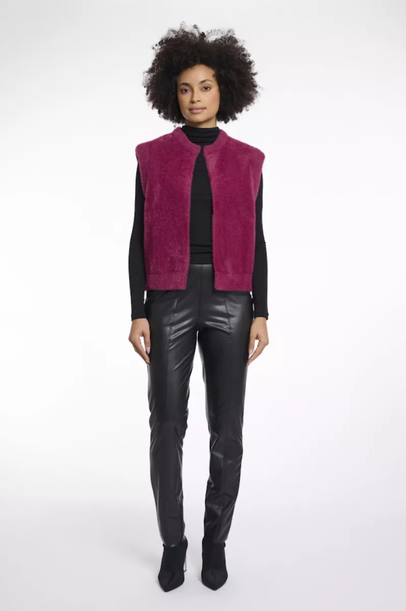 RINO & PELLE-Short Waistcoat-Elona.5002511-10881 Sugar Plum-PAARS