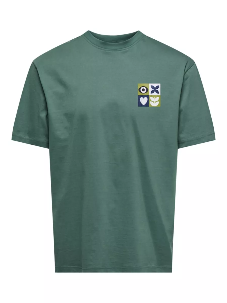 SONS-ONSFRED GIROUD RLX SS TEE-22036984-Mallard Green-GROEN