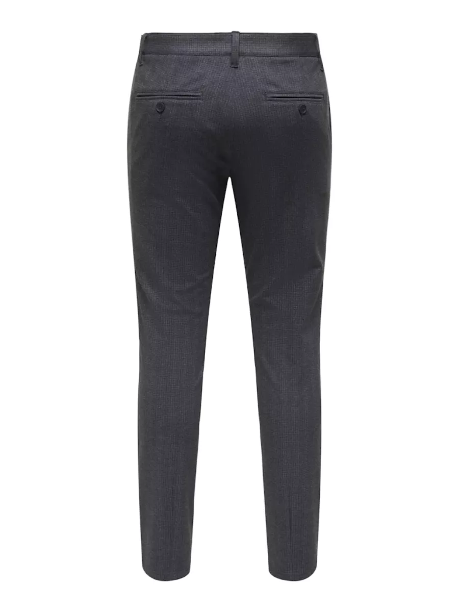 SONS-ONSMARK SLIM CHECK 020960 PANT-22034297-Night sky-MARINE